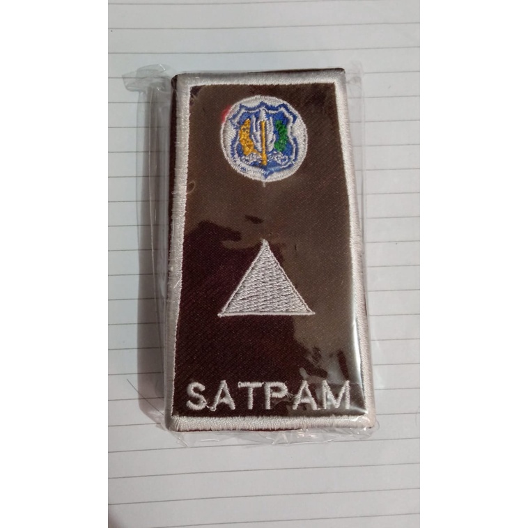 Pangkat Satpam Pangkat Harian Satpam Pelaksana 1 Pangkat PDH Bordir Satpam