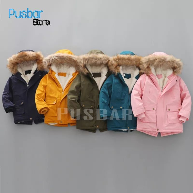 Jaket winter anak / Jaket musim dingin anak / Jaket bulu anak / Jaket winter bulu anak