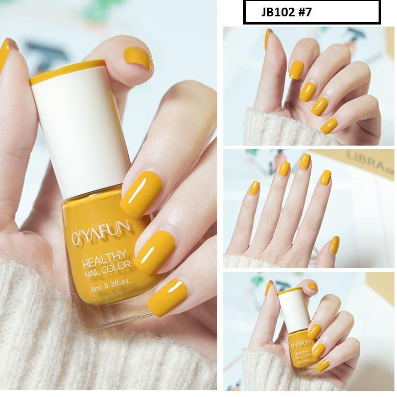 OYAFUN [ORIGINAL] BARU Peel Off kutek JB102 cat kuku halal muslimah Gel Nail polish O'yafun Kuteks ‑
