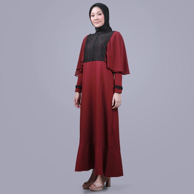 Zoya Gamis Dress Havana