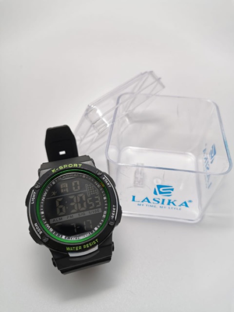 Jam Tangan Lasika 901 Pria Wanita Sporty Digital Anti Air