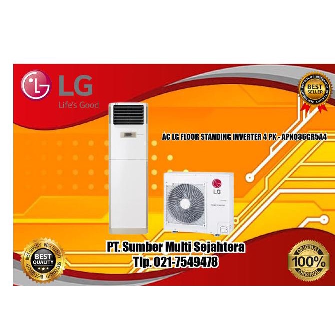 Ac Lg Floor Standing Inverter 4 Pk - Apnq36Gr5A4
