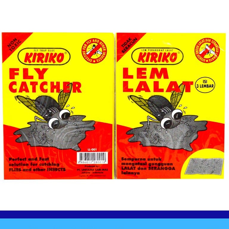 

Ready Lem Lalat kertas (isi 3 lembar)