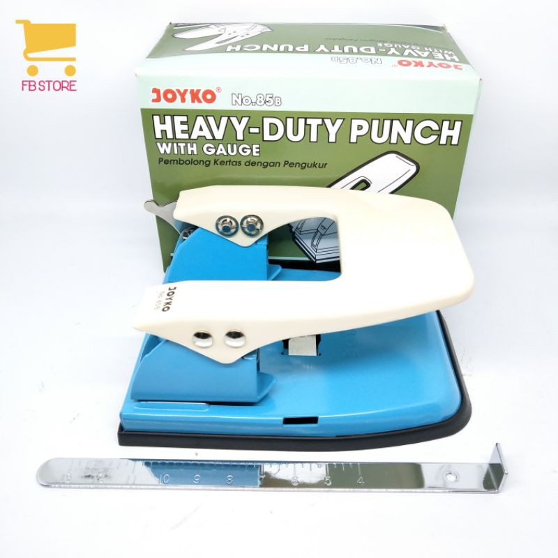 

Pembolong kertas/Perforator 2 lubang dengan pengukur joyko no.85B heavy duty