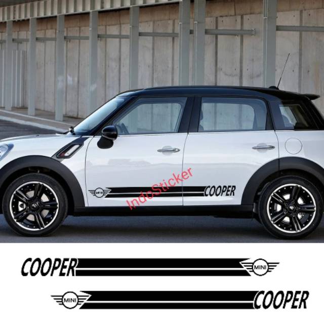 Promo sticker mobil mini Cooper cutting stiker list mobil mini Cooper