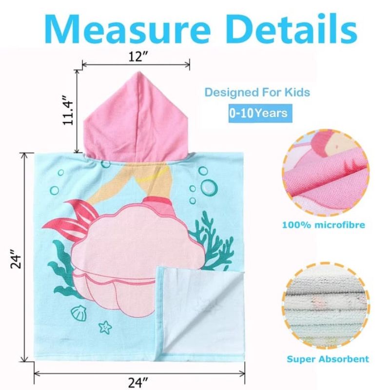 Kimono handuk anak  / Handuk ponco berenang anak