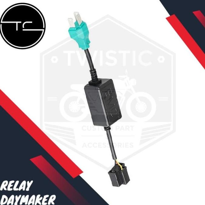 Relay Lampu LED Daymaker Motor Mobil Jeep