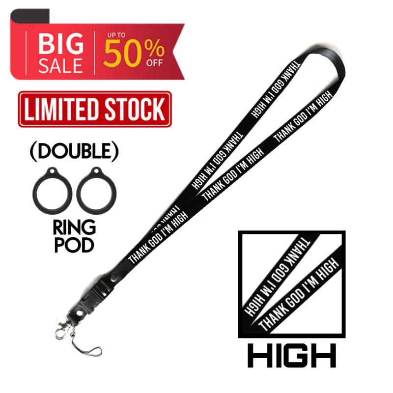 

Ninetwothree - Lanyard Thank God I'M High - HIGH