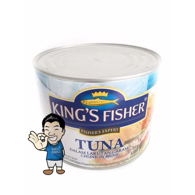 

Kaleng | Best Seller King'S Fisher Tuna In Canned- Daging Tuna Kaleng 1800G -