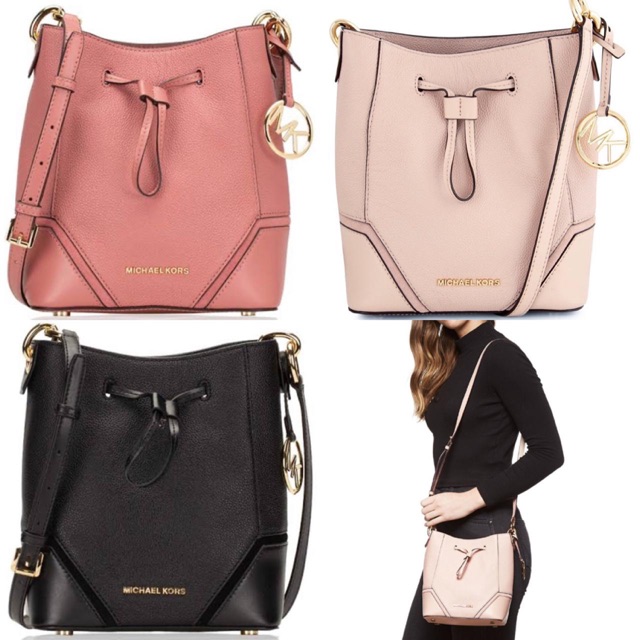 mk nicole bucket bag