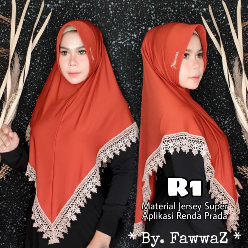 JILBAB RENDA ORI FAWWAZ