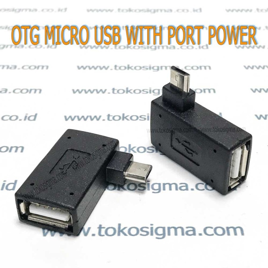 OTG MICRO USB with POWER PORT ADAPTER