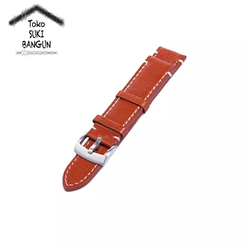 TALI JAM 22mm Kulit Tebal Watch Band Strap Genuine Leather