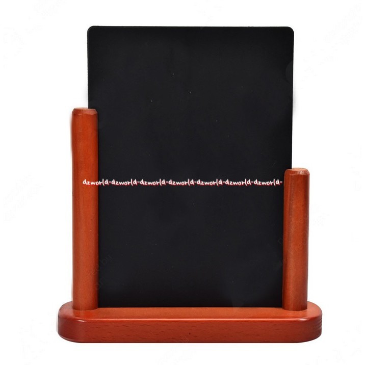 Securit Table Chalkboard Papan Tulis Meja Dengan Bingkai Frame Siluet Elegant A5 23x20cm