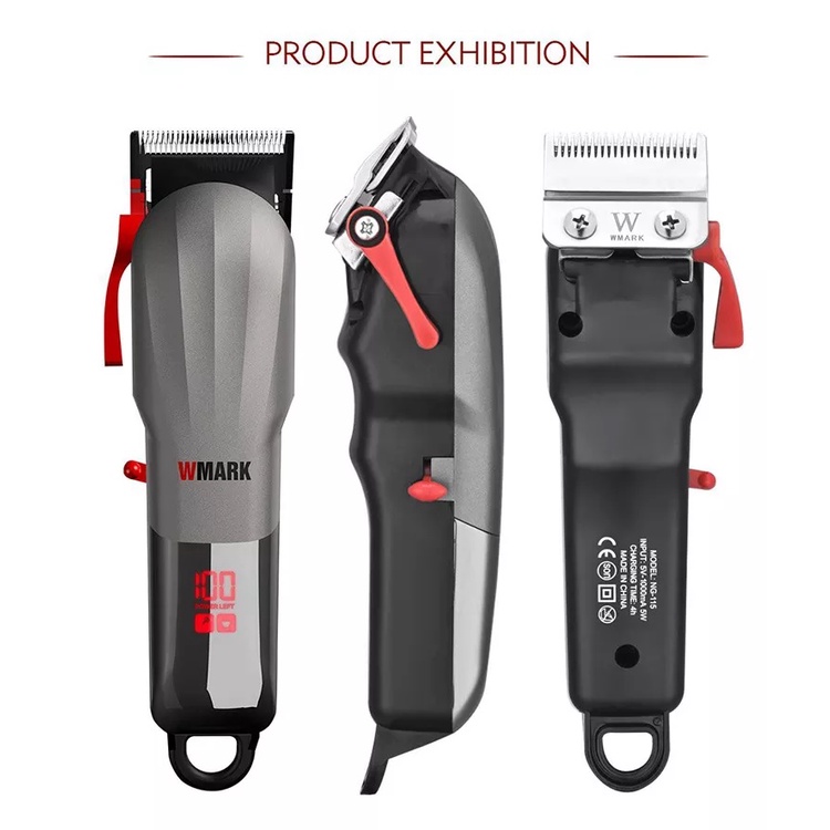 WMARK NG-115 - Professional Electric Hair Clipper Trimmer