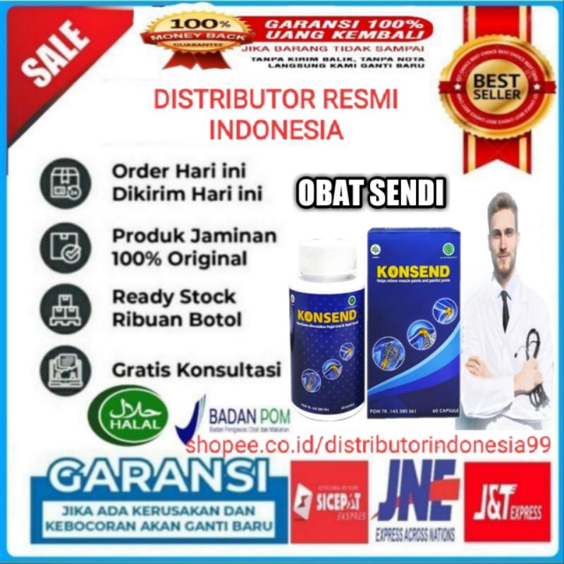 Distributor Resmi Konsend Obat Sendi Terlaris Di Indonesia