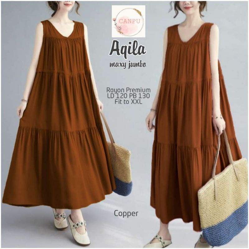 aqila dress - gamis jumbo