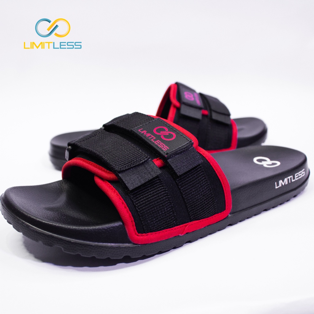 Sandal Pria Slop Casual Kekinian Sendal Cowok Dewasa Slip On Terbaru Sandal Selop Cowo Distro Anti Slip