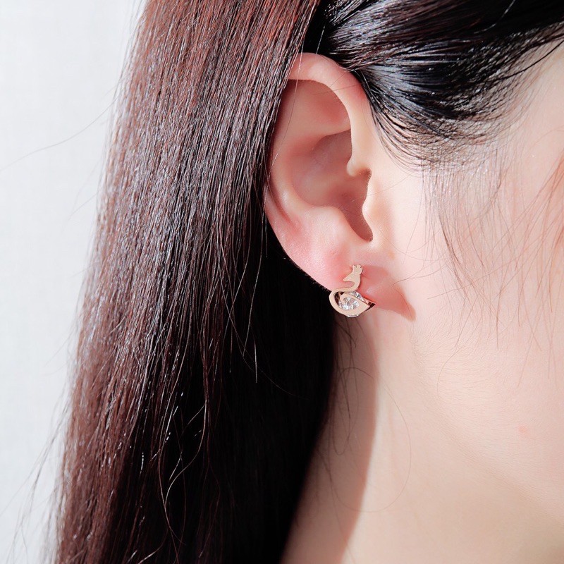 anting tusuk titanium wanita