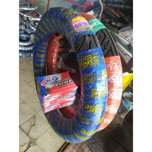 BAN BARU METIK SEPASANG DEPAN DAN BELAKANG 80/90.14 ~ 90/90.14 + BAN DALAM MIO XEON NEX BEAT VARIO D