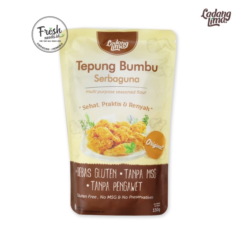 

Ladang Lima Tepung Bumbu Serbaguna 150gr