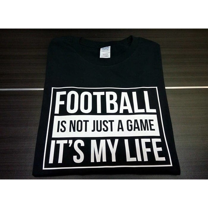 KAos Tshirt Bjau Combed 30S Distro Football Is Not Just A Game