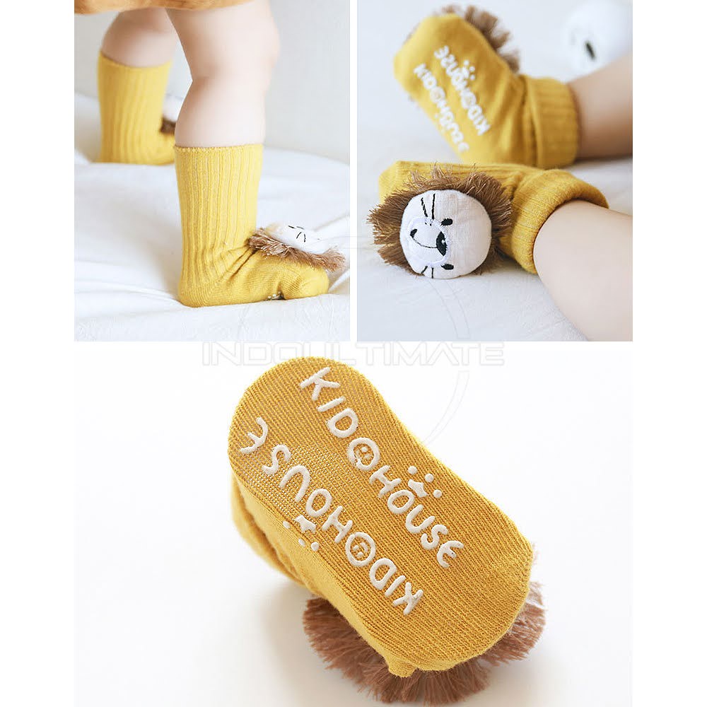 (0-1 tahun) Kaos Kaki Anak Balita Laki-Laki Perempuan Kaos Kaki Bayi Baby Socks KKA-035 Kid Socks