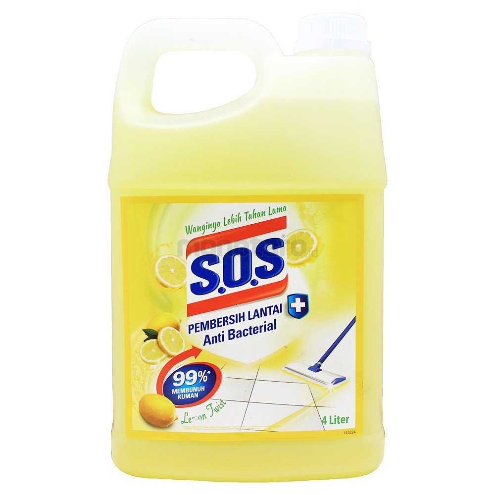 SOS Lemon Pembersih Lantai 4 Liter Shopee Indonesia