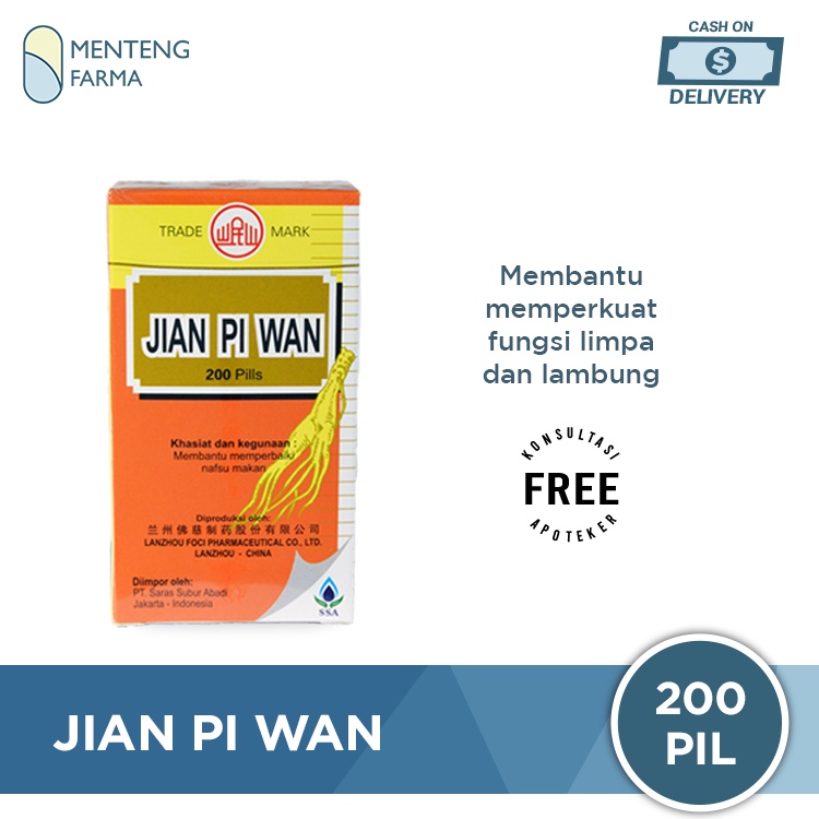 Jian Pi Wan - Obat Limpa, Lambung, dan Nafsu Makan