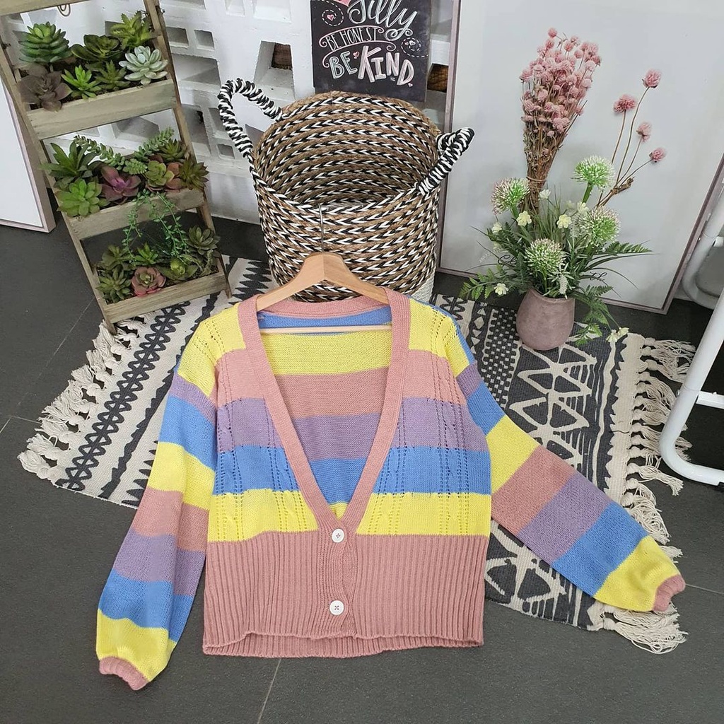 Senja Outher Rajut Cardie OOTD Remaja Korean