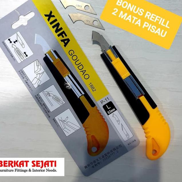 

❤ XINFA Cutter Pisau Alat Pemotong Acrylic Akrilik Mika Plastic Plastik ⇖