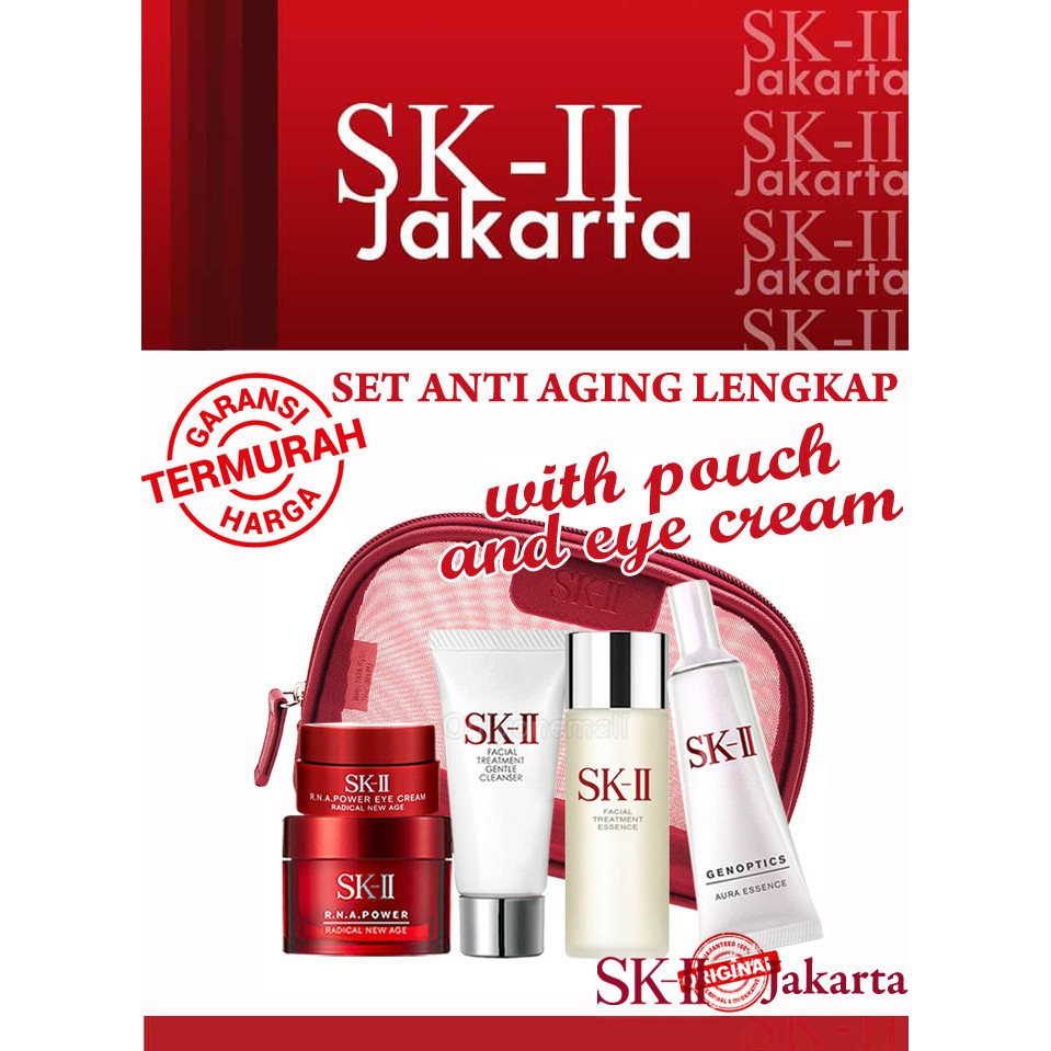 SKII SK II SK-II SK2 Pitera FTE Anti aging lengkap rna power