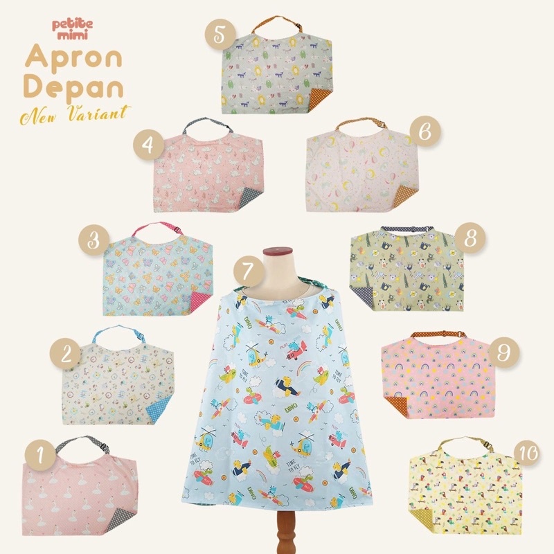 Petite Mimi Nursing Cover ( Front Apron) - Penutup Menyusui