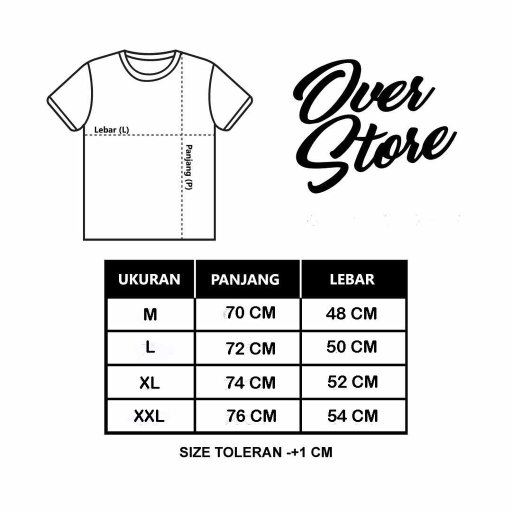 Kaos List /Sweatpant List kombinasi ( terpisah ) Kaos / Celana pendek