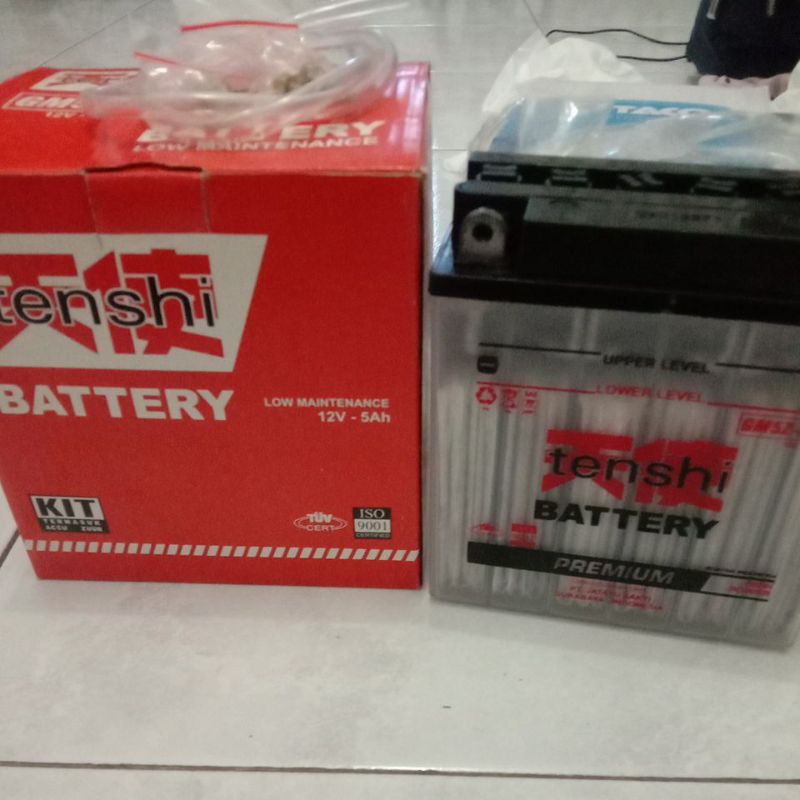 aki mio basah garansi 3 bulan 12volt 5 ampere hours GM5Z-3B