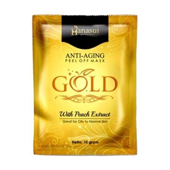 MASKER HANASUI GOLD ANTI AGING / HANASUI GOLD MASK 10gr