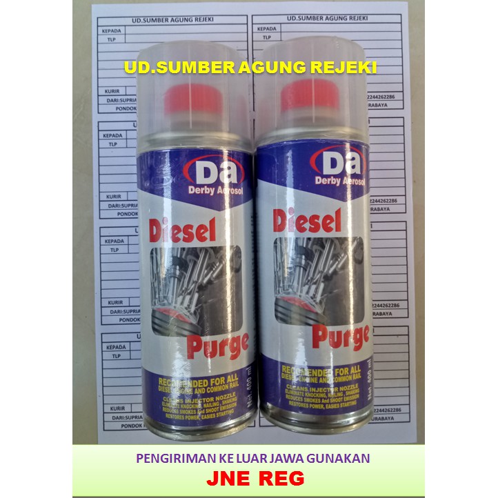 Cairan Purging diesel purge diesel untuk membersihkan injector diesel dan nozzle diesel