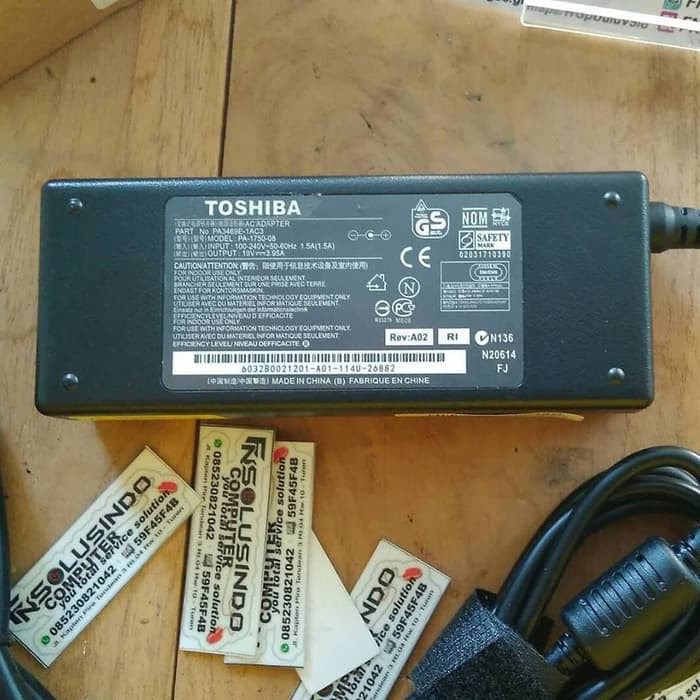 charger Adaptor Toshiba Pro C660 PA3468E-1AC3 PA3715E-1AC3 ADP-75SB A200 A300 A350 A660 C670 L100 L3