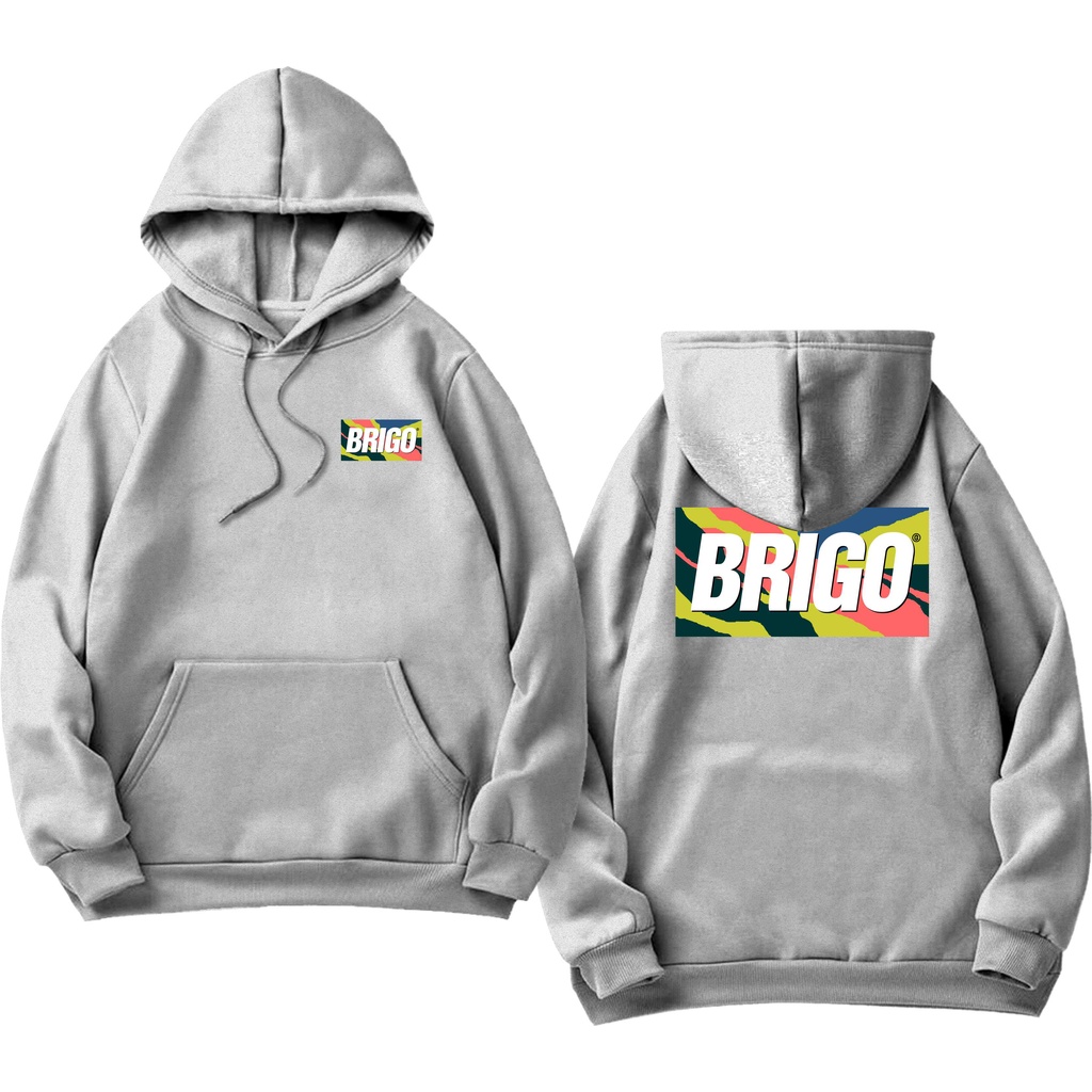 Sweater Hoodie BRIGO ABSTRAK Sablon DTF Fleece Cotton II BRIGO Jumper Hoodie ABSTRAK II M-XXL (Pria &amp; Wanita) Free stiker&amp;Gantungan Kunci