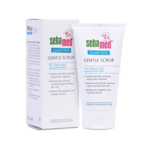 ☘️Yuri Kosmetik☘️ Sebamed Clear Face Gentle Scrub 150ml