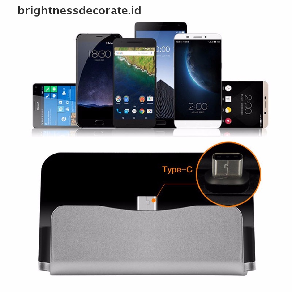 (Birth) Charging Dock Tipe-C Untuk Smartphone (Id)