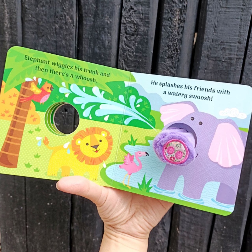 [Igloo Books] Bebek Kecil Finger Puppet Story Board Book (Bebek Kecil & Elephant)-6