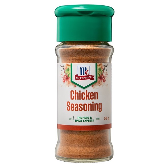 

MC CORMICK CHICKEN SEASONING 58 GR / BUMBU DAPUR INSTANT