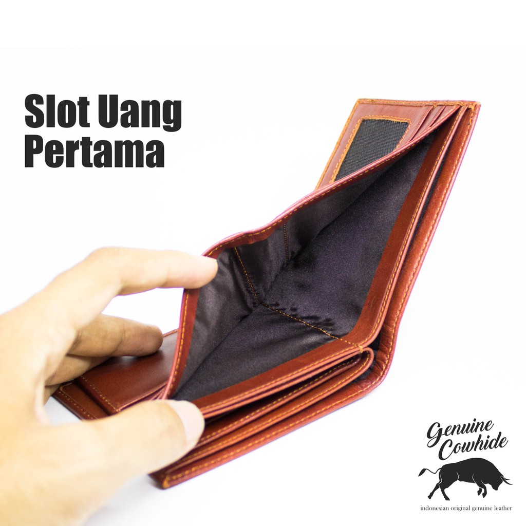 Dompet Pria Model 3D - Dompet Kulit Asli Model 3D - Dompet 3D