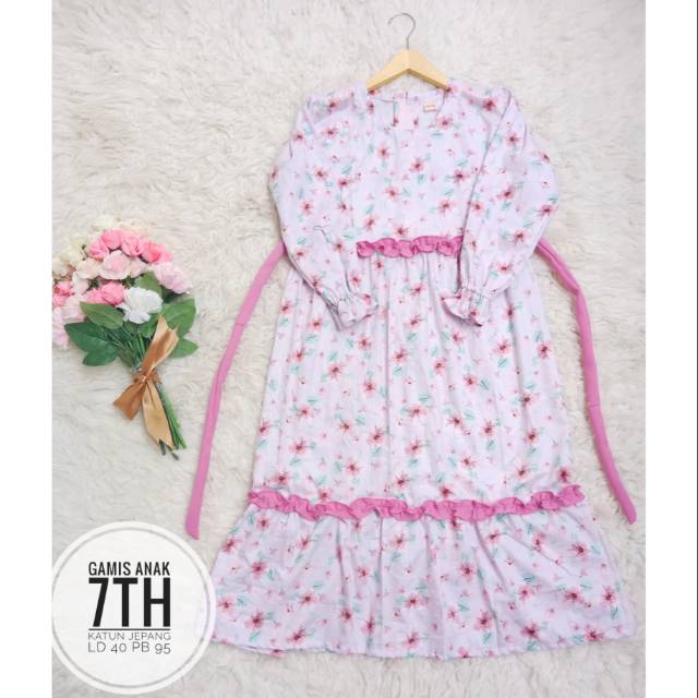 Gamis anak pesanan bunda wiwik