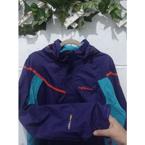 Jaket Second TERNUA Packable Jacket Original Outdoor Thrifti Bekas Gunung Waterproof