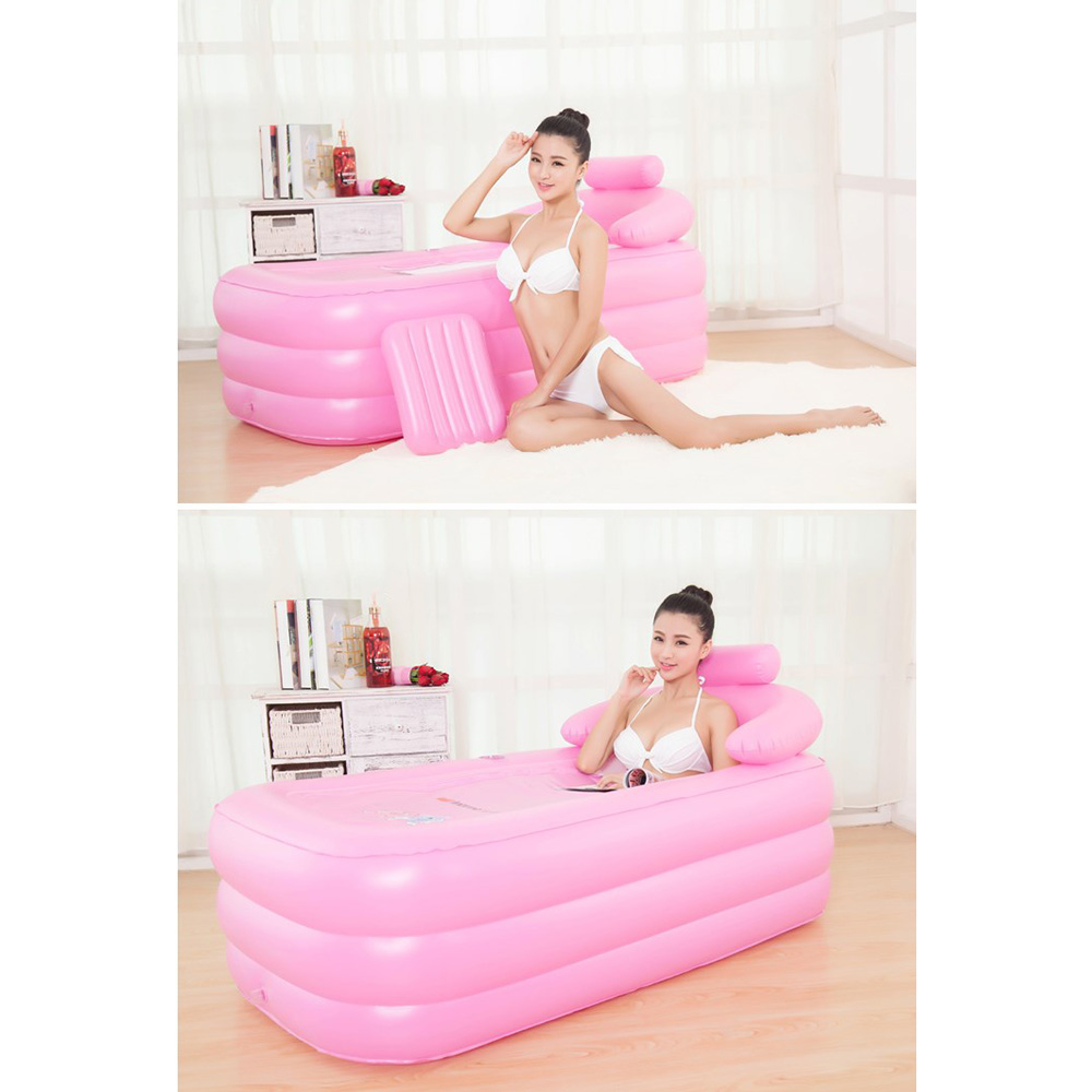 Intime Spa Bathtub Portable 160 x 84 x 64 cm dengan Pompa - YT-038B