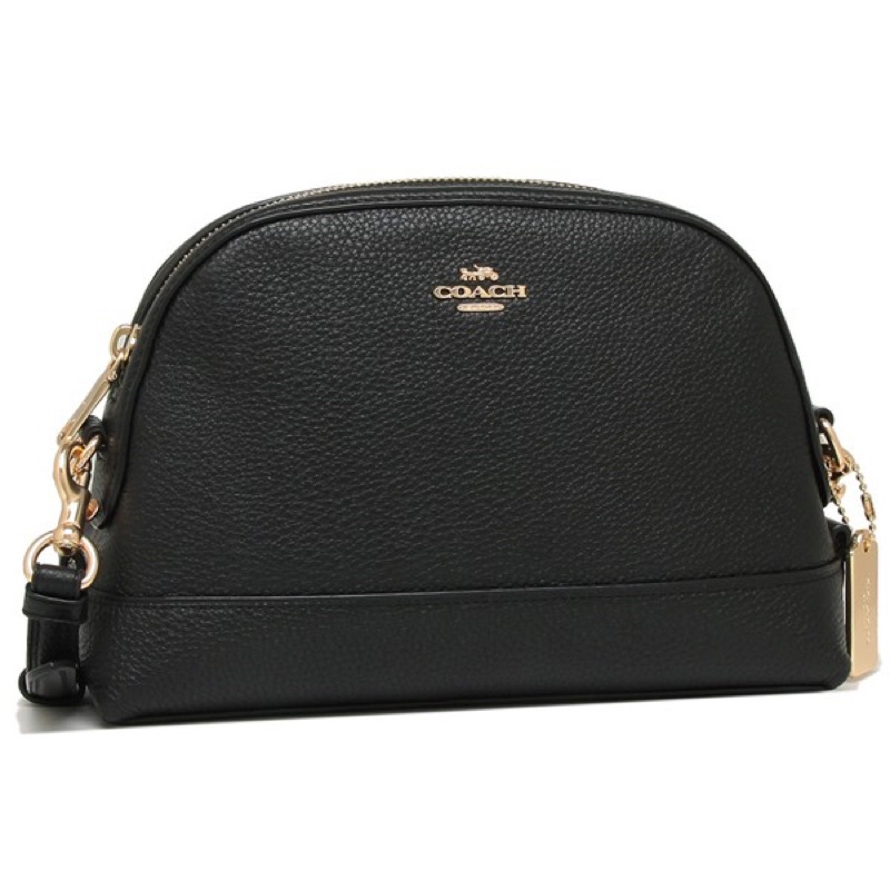 Coach Dome Crossbody Black Leather (C76673)