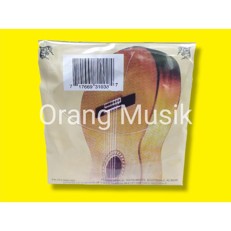 Senar Original Fender Classic Nylon - Senar Gitar Fender Nylon Original Import