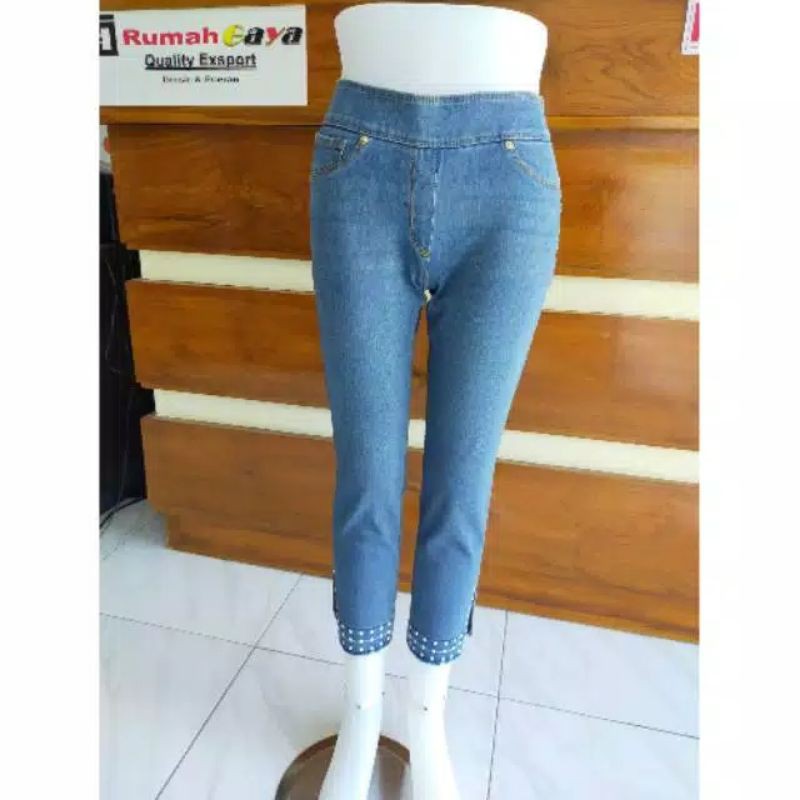 Celana Luxe Denim Nygard Manik (7/8)